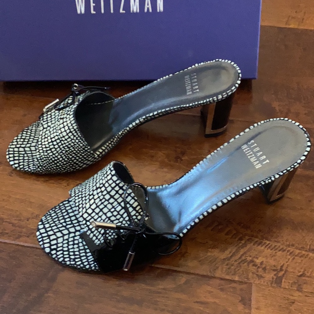 Stuart Weitzman ‘Tablet’ Bow Slide - image 4
